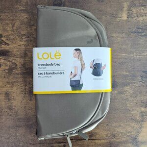 Taupe Lole Crossbody flap purse